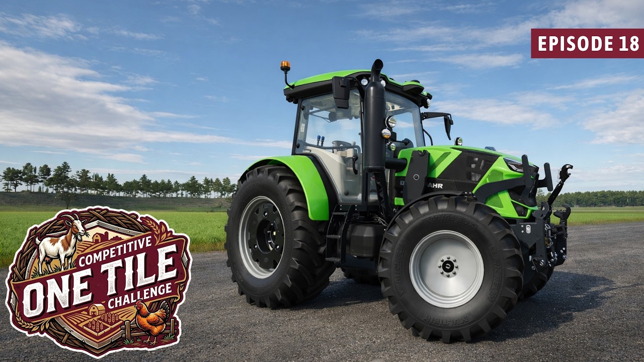 We finally made a tractor purchase! | One Tile Challenge on Farmlands - Farming Simulator 25