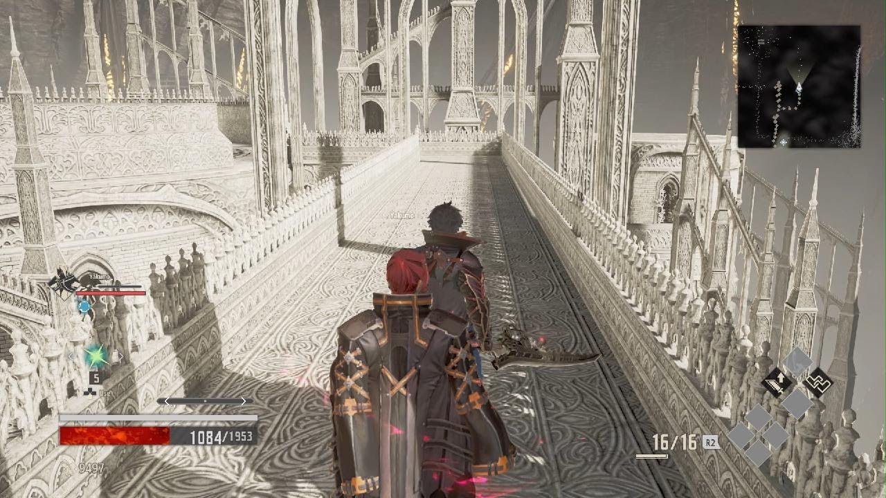 CODE VEIN - Attack through wall. 😩