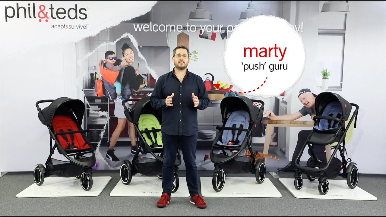 product tour - inline® buggies for 1 or 2 kids  |  phil&teds®