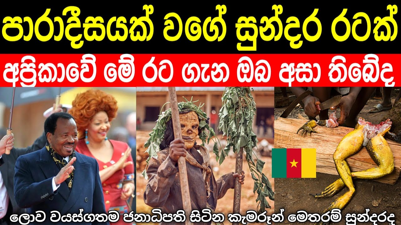 සැගවුනු පාරාදීසයක් වගේ සුන්දර රටක් | වයස්ගතම ජනපති සිටින කැමරූන් රට