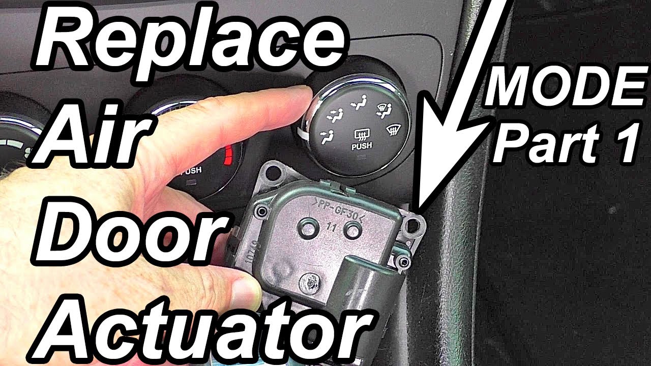 MODE Air Door Actuator Replacement (Part 1) - 2014 Dodge Avenger (Episode #56)