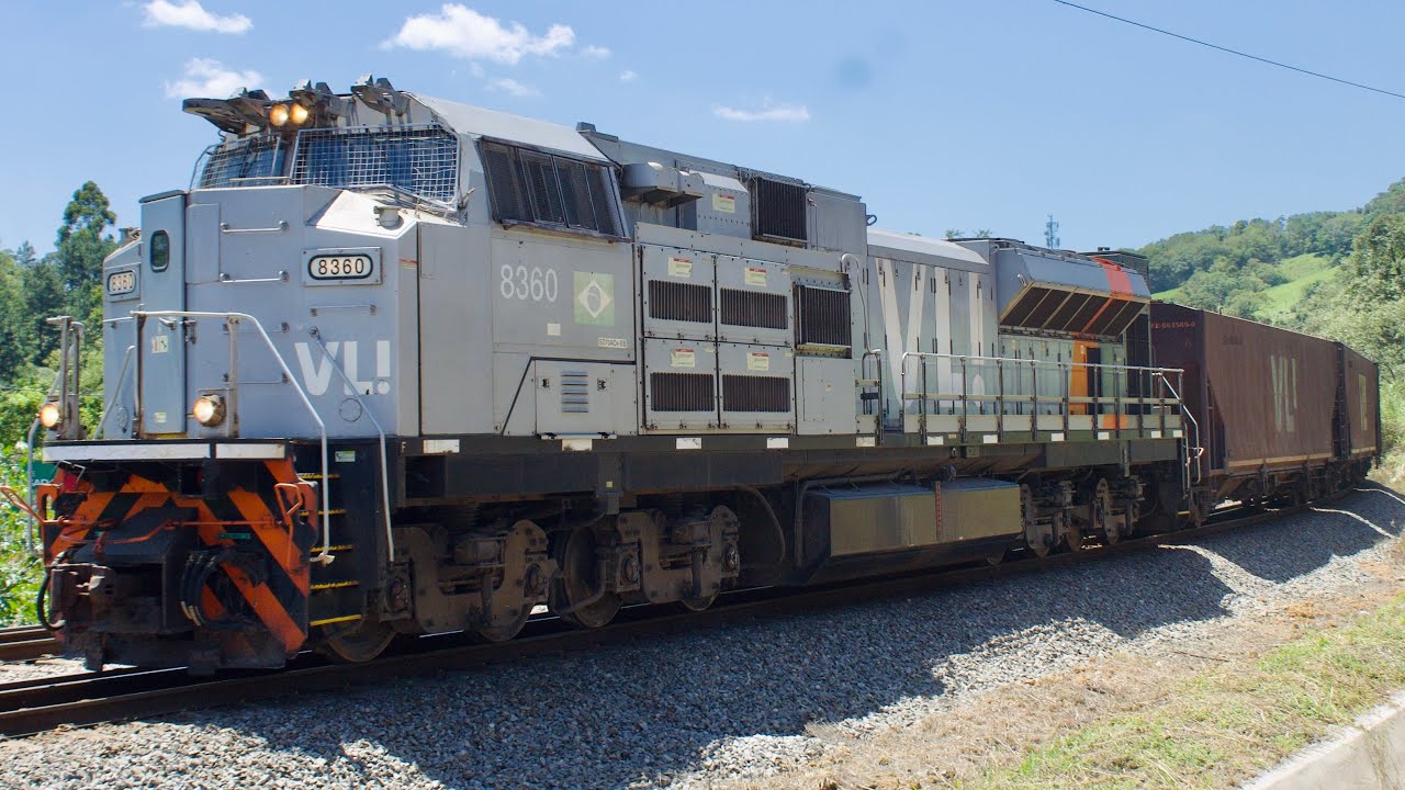 trem vazio da VL! em Canguera-SP