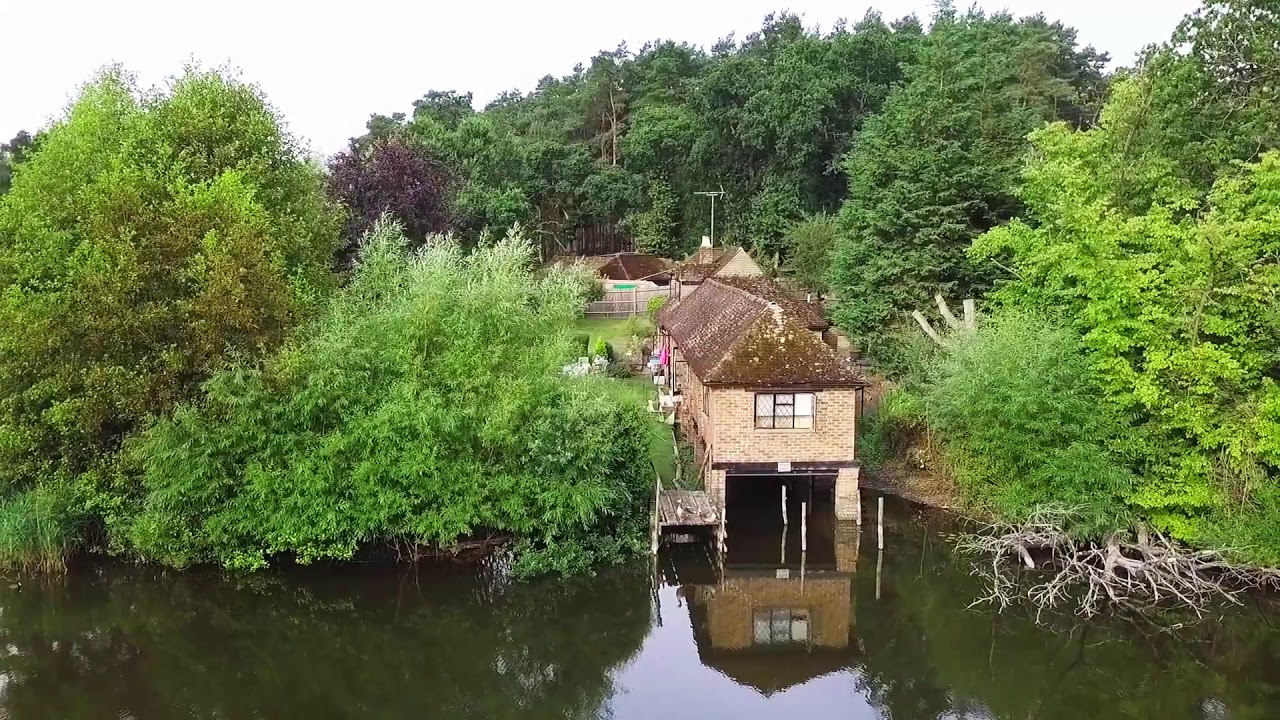 Frensham Little Pond, Surrey, England - August 2019.
