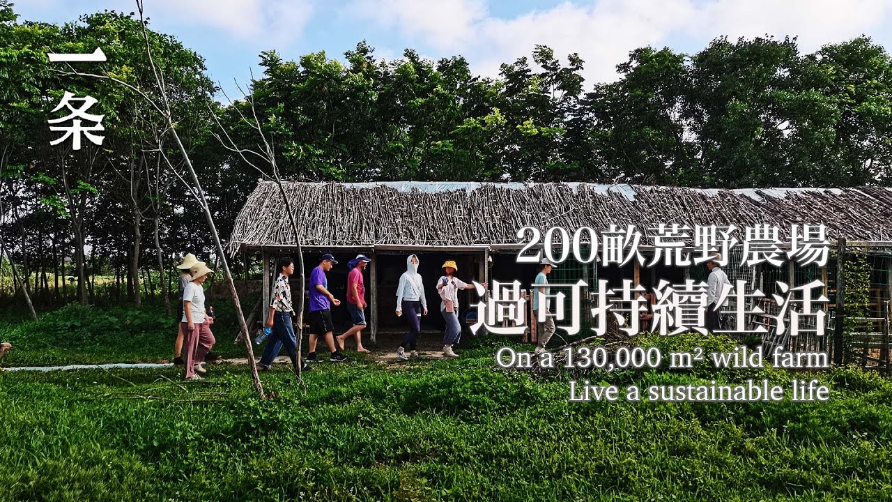 200畝荒野農場：女性佔9成，一起過低消費生活 On a 130,000 m² wild farmLive a sustainable life