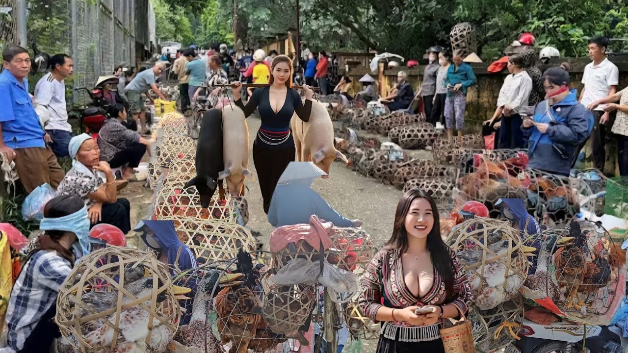 Unbelievable Scenes at Vietnam's Traditional Market During the July Festival Unique Markets