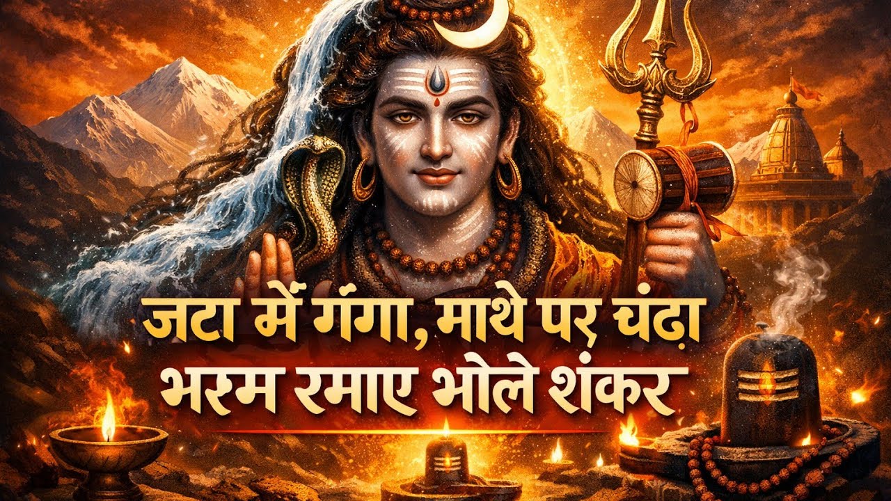 जटा में गंगा, माथे चंदा। भस्म रमाए भोले शंकर। Jata me Ganga, Mathe per Chanda .  2026 new Bhajan 