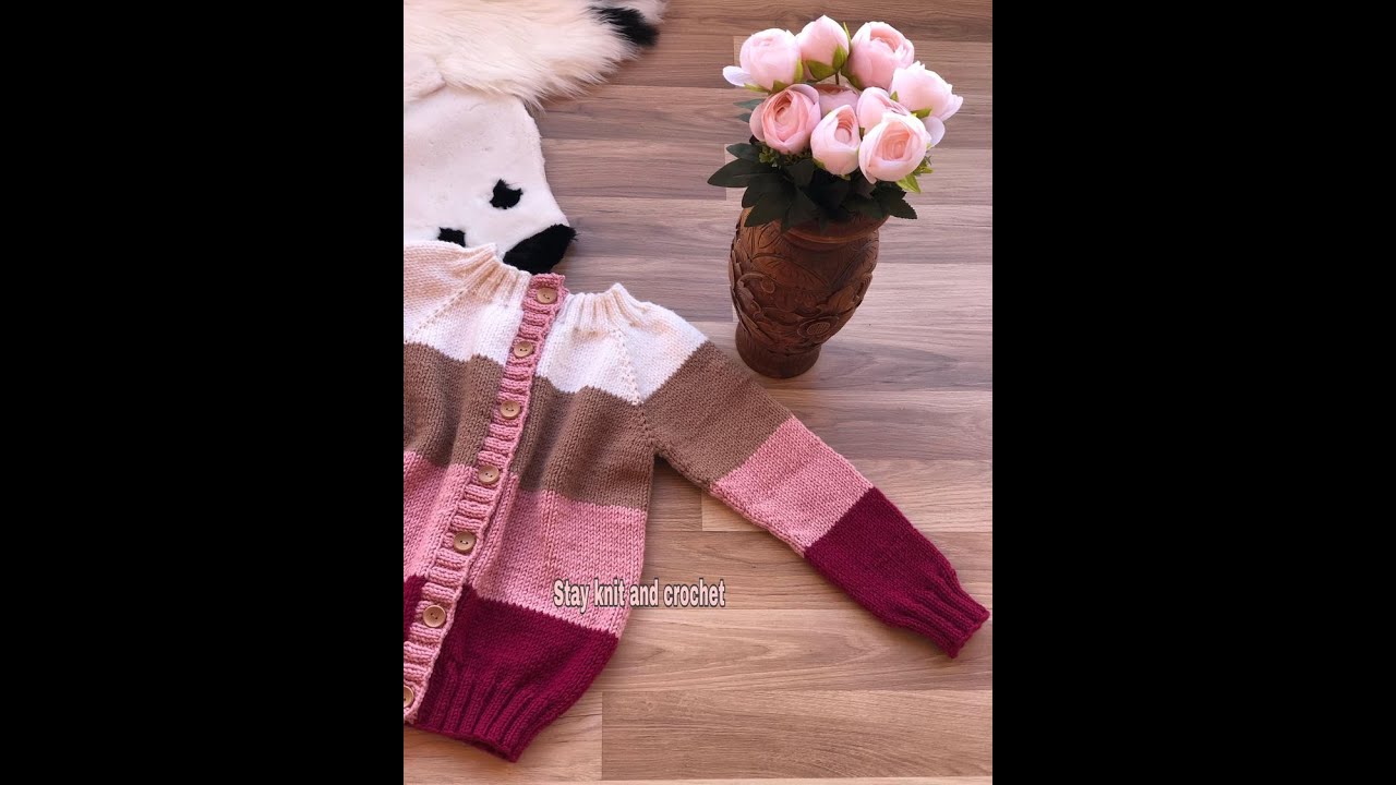 How to decrease the sleeves طريقه تناقص الاكمام   #تريكو  #جاكيت #بلوفر #فستان #تناقص_الاكمام