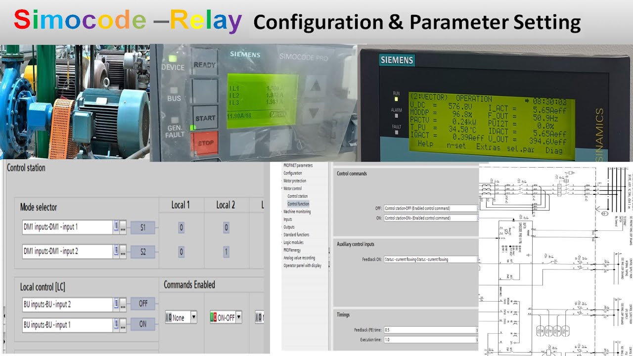 Simocode relay Configuration & Parameter setting | TIA Portal software Configuration | Siemens Relay