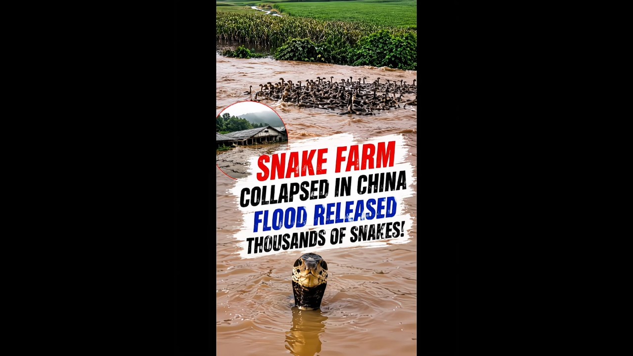 🐍 Snake Farm Collapsed! Thousands of Snakes Escaped
