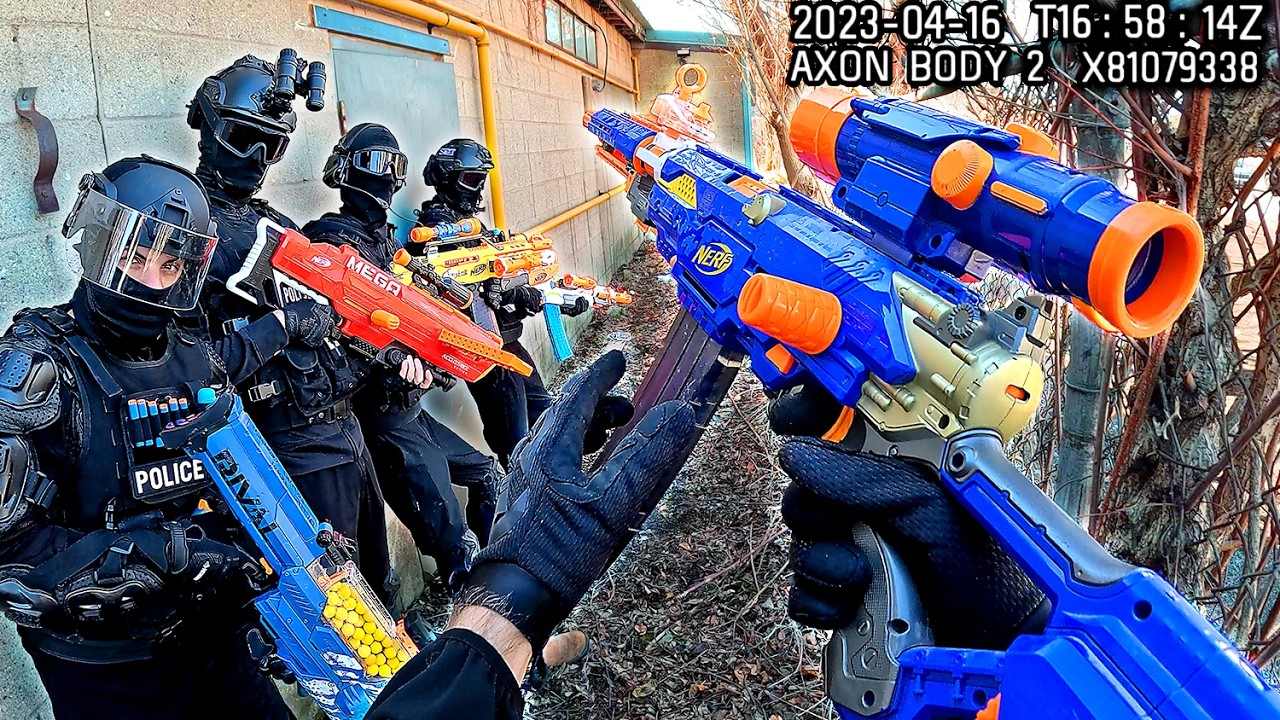 Война с бластерами Nerf | Бой спецназа с нательной камерой, часть 5