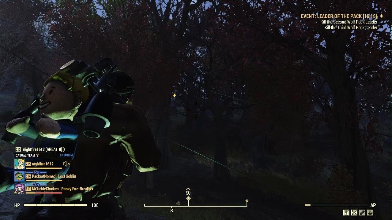 Fallout 76Doing.Quest. To level up.