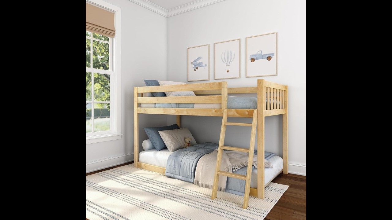 Review: Max & Lily Fundamental Twin Low Bunk Bed – Solid Wood Kids Bed (Natural Finish)