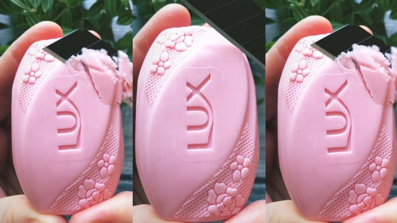 ASMR❣️Lux soap cutting🧼🤤soap cutting🤤#asmr #luxsoap #soap #drysoap #Soapcutting🤤@soaplove5809