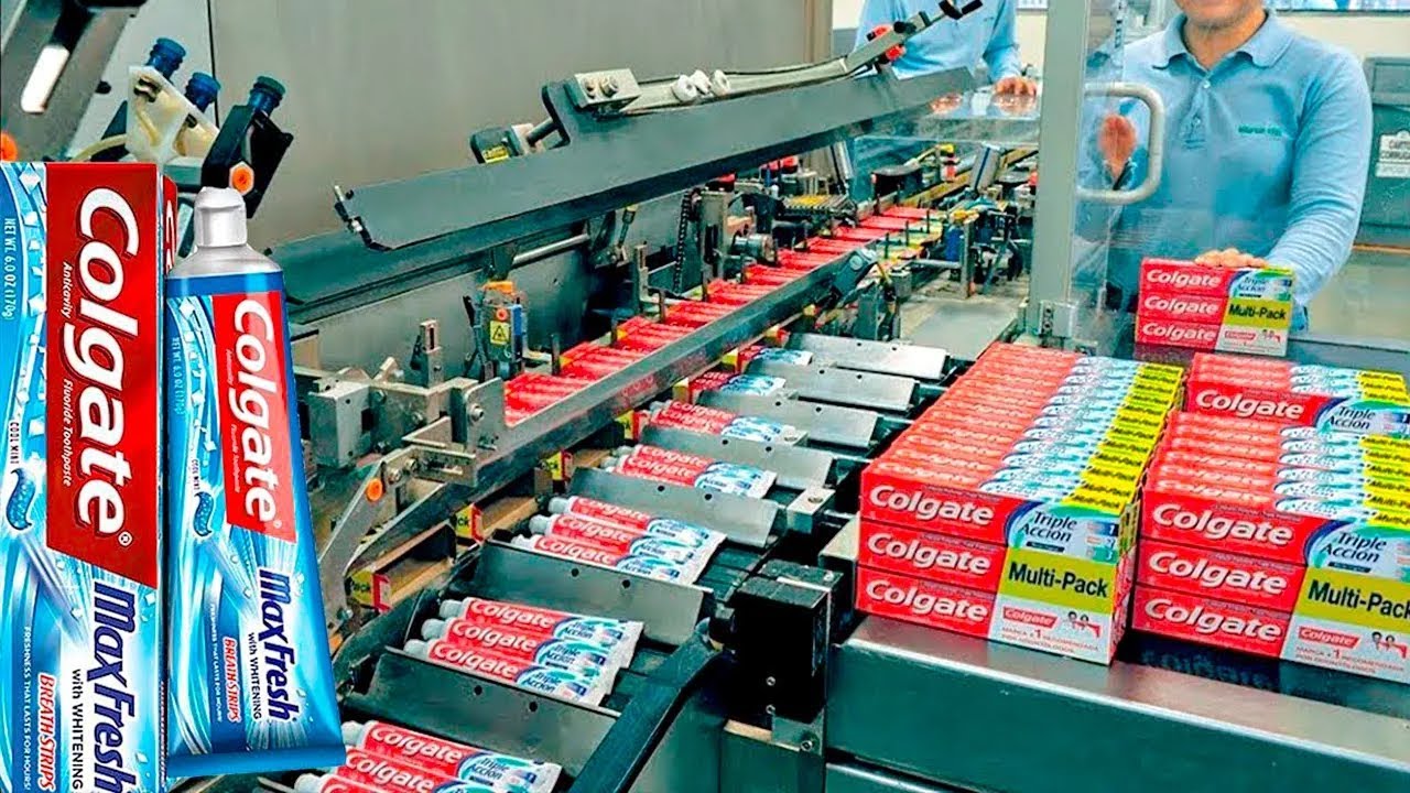 Come si Produce il DENTIFRICIO COLGATE 🦷 - Fabbrica Colgate