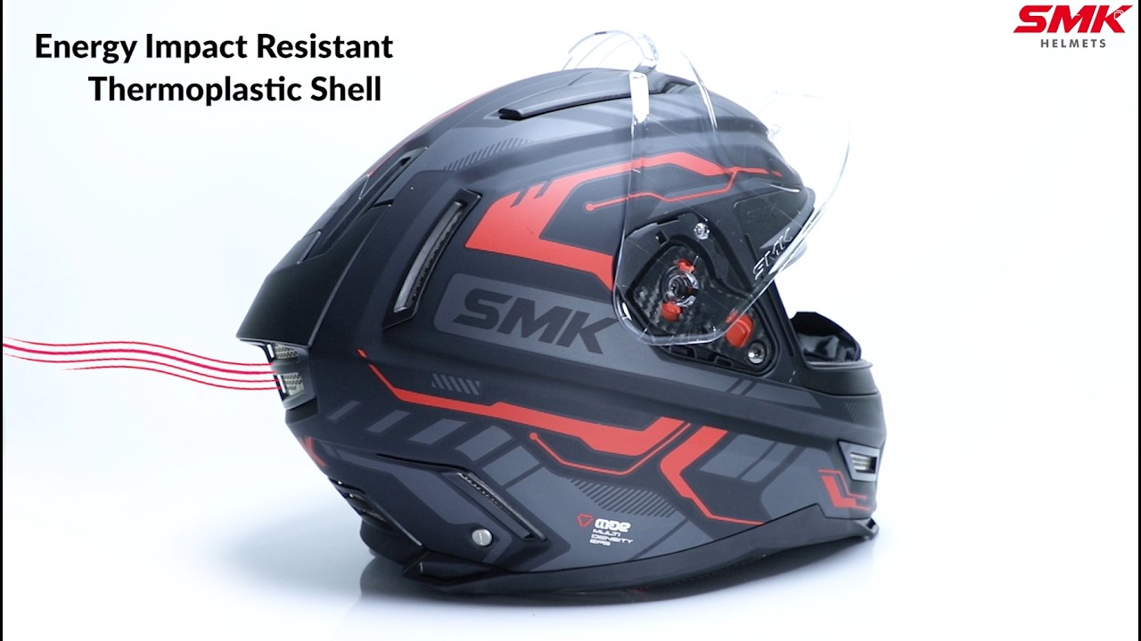 SMK Agnar Tektron - 360° Walkaround & Features | Futuristic Full Face Helmet