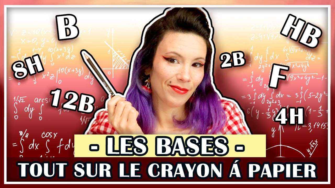 COMMENT UTILISER LE CRAYON Á PAPIER ? - Les bases du crayon à papier - Vous saurez tout !