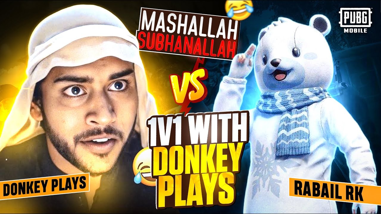 Donkey plays vs Rabail rk room challenge 👉🏻 accepted 😂