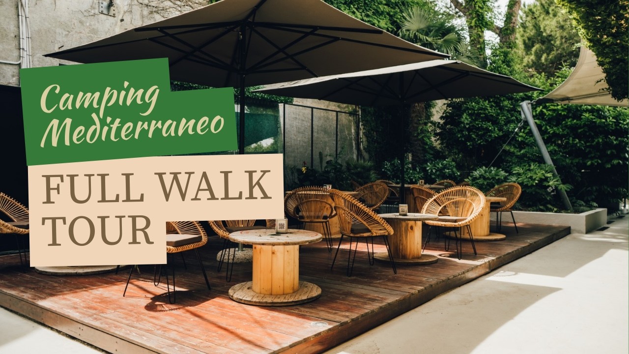 Camping village Mediterraneo Italy, Venice - walking tour [Entrance + bar La Serra]