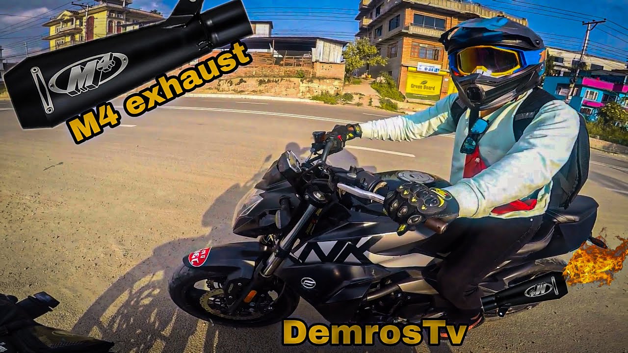 Cfmoto NK400 Loudest Exhaust | Modified | ft.DemrosTv