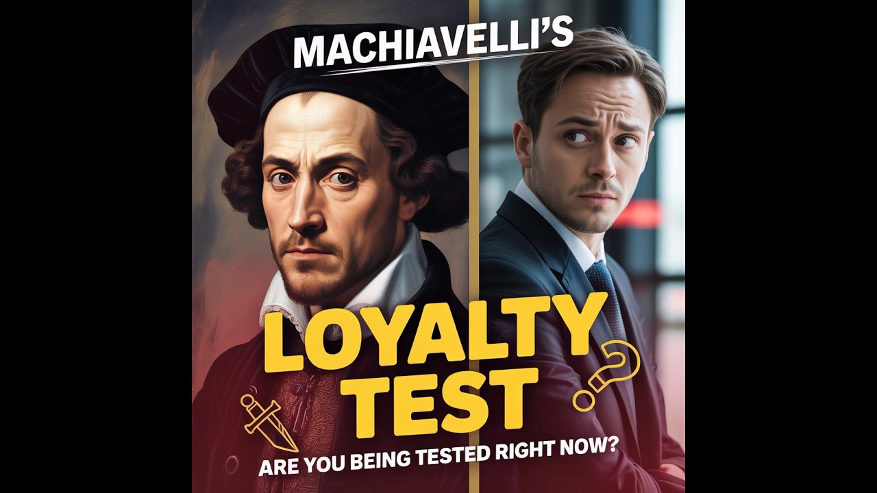 Machiavelli's Forbidden Test: How Powerful Men Expose F$ke Loyalty