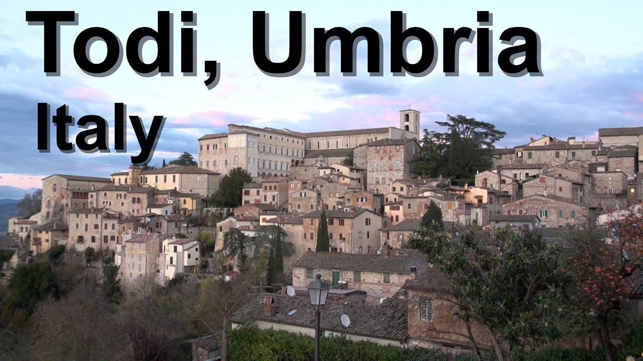 Todi, Umbria, Italy, walking tour