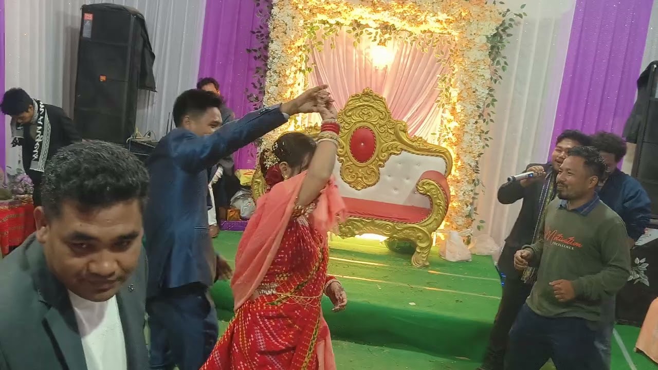 Ananta jamatia and Santanu debbarma sang together at wedding 💍