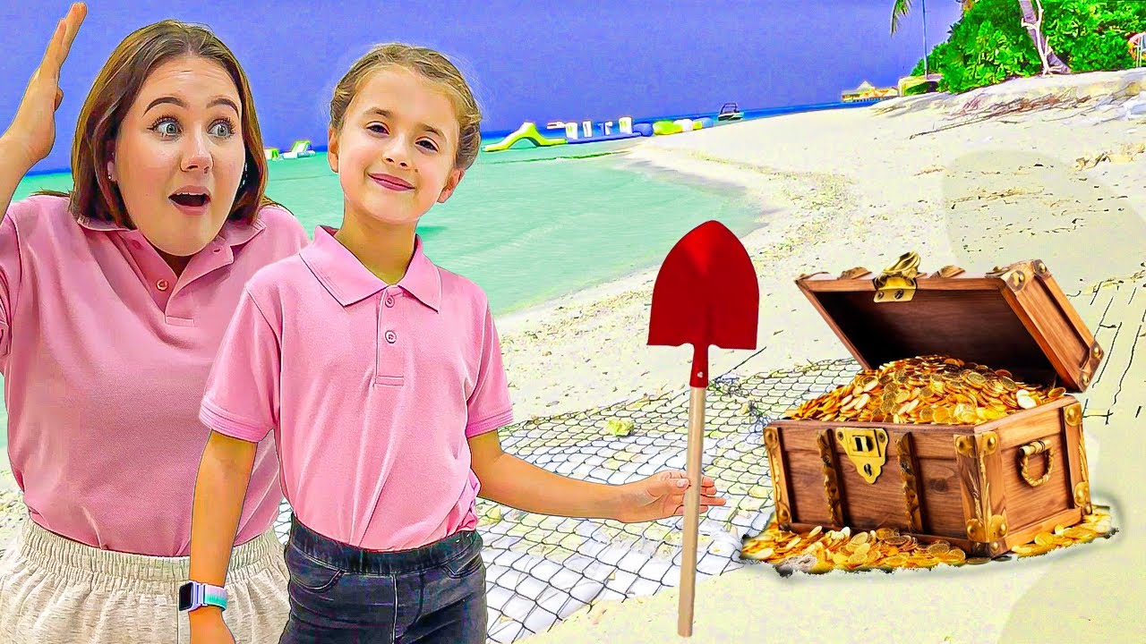 Ruby and Bonnie found a secret treasure in Maldives Island