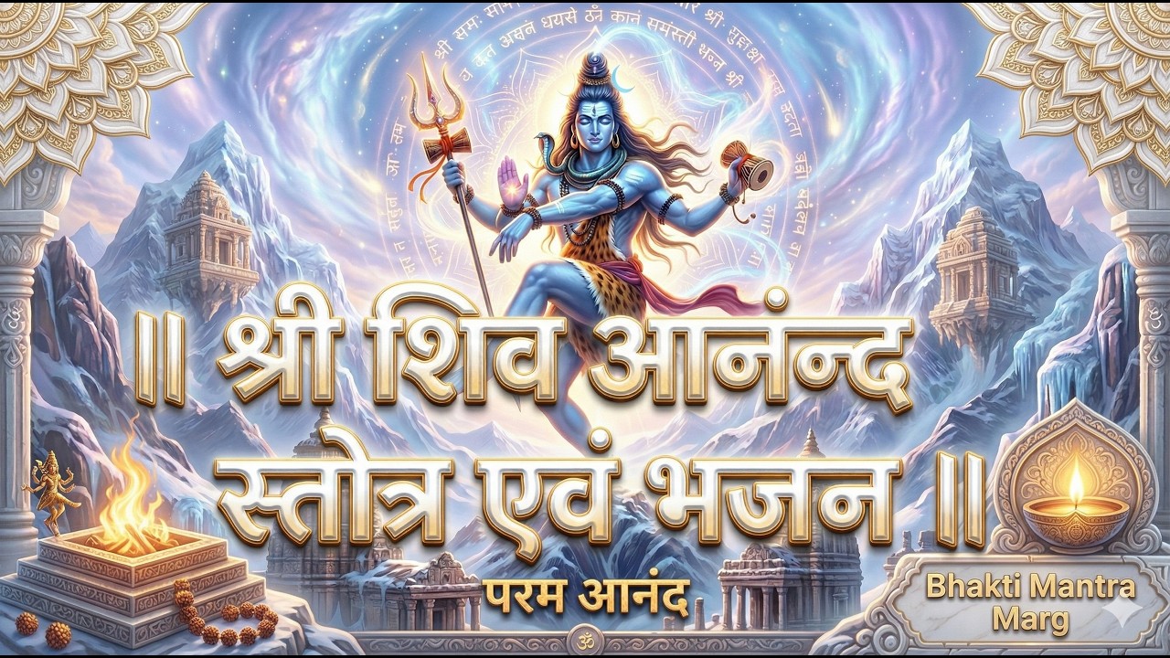 Shri Shiv Anand Stotram | Joyful Shiv Bhajan | Spiritual Music | Bhakti Mantra Marg