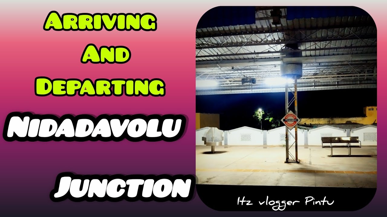 Nidadavolu Junction Arriving And Departing KONARK EXPRESS.||Itz Vlogger Pintu||