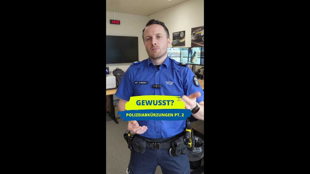 Geheimcodes aus der Polizeiwelt
