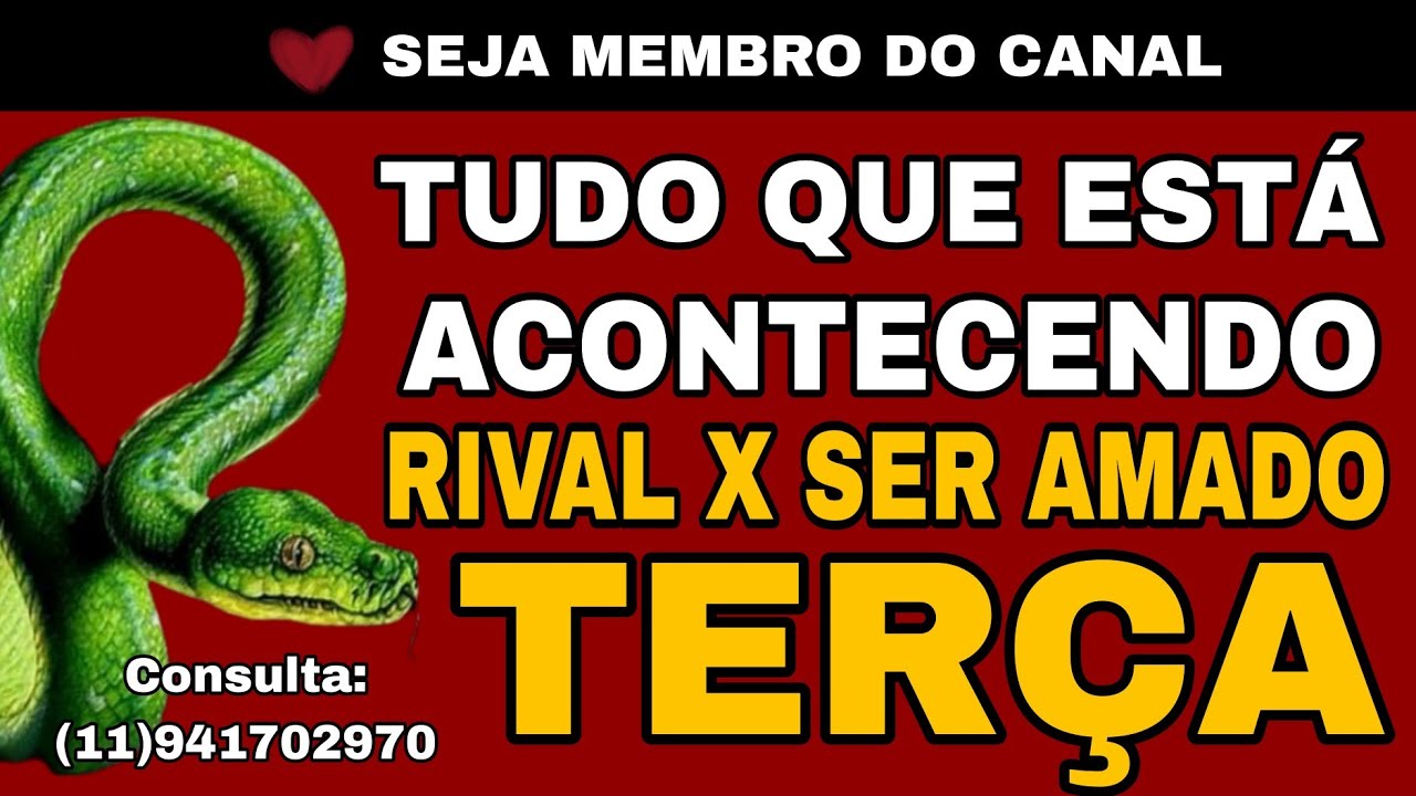 🚨 Terça Rival Bruxa TUDO QUE ESTÁ ACONTECENDO  PESSOA AMADA E A OUTRA - VOCÊ PRECISA SABER AGORA