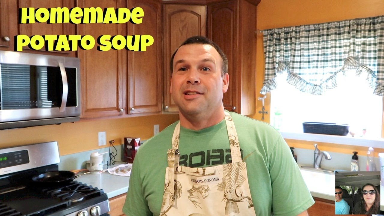 Homemade Potato Soup Cooking With Paul Recipe What's For Dinner | PaulAndShannonsLife
