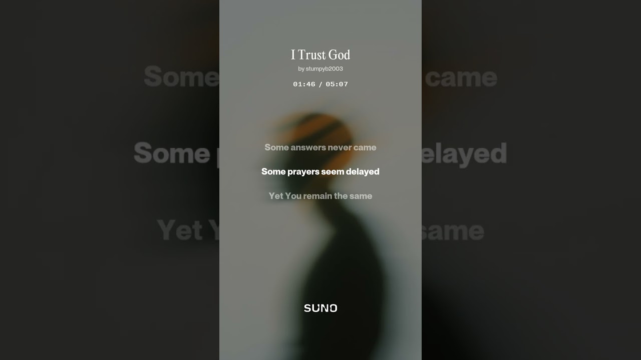 I Trust God