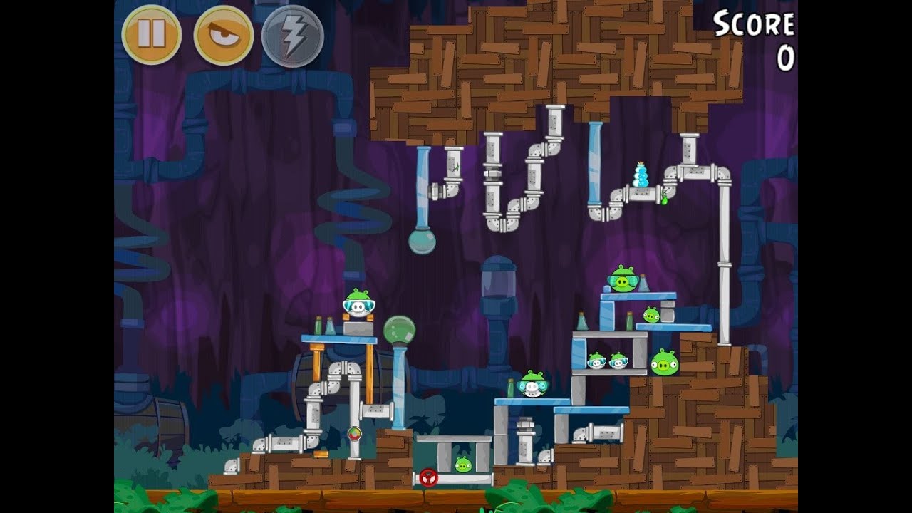 Angry Birds 27-3 Short Fuse 3 Star Walkthrough