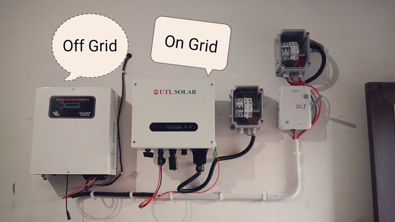 On Grid Solar System ਨਾਲ ਚਲਾ ਸਕਦੇ ਹੋ  OFF Grid Solar Invter  without  battery 5kw  to  7kw  watt 