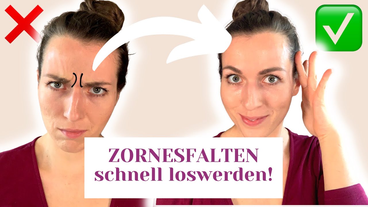 Zornesfalten loswerden: 3-6 Wochen faltenfrei mit diesen Tricks