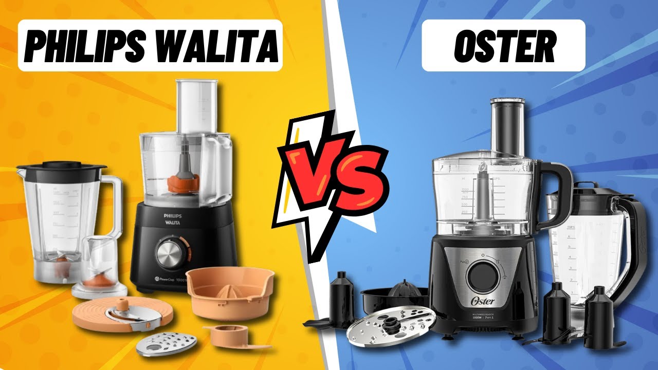 MULTIPROCESSADOR PHILIPS ou OSTER?  Qual Multiprocessador Comprar? HR7304 ou OSTER OMPR850?