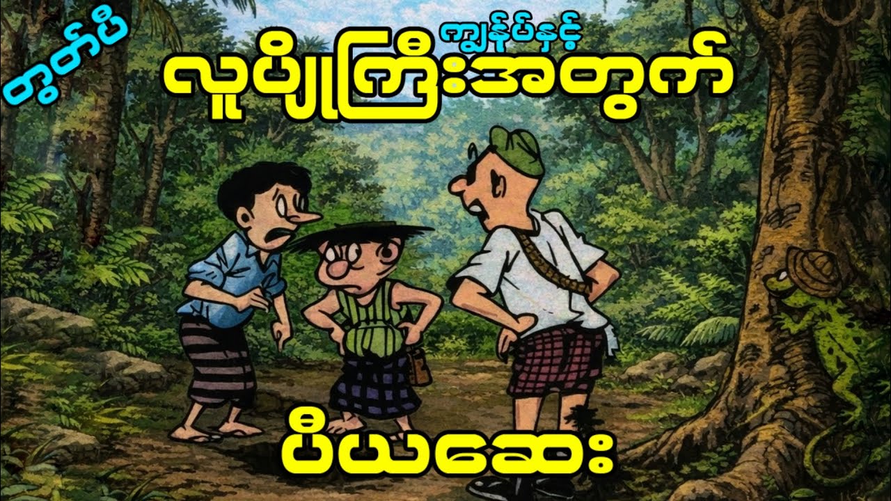 မြိုင်ရာဇာတွတ်ပီ ကာတွန်းရုပ်ပြ