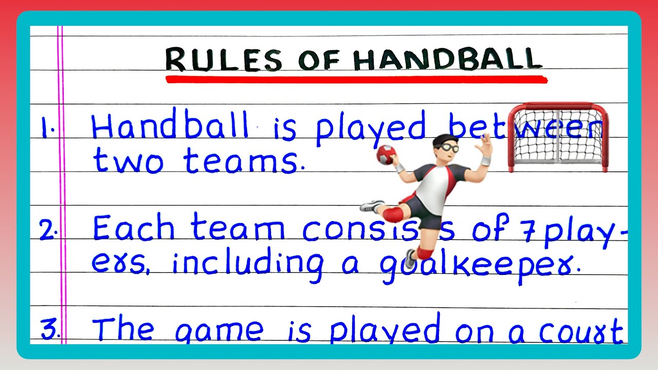 Rules of Handball | 10 Rules of Handball Game