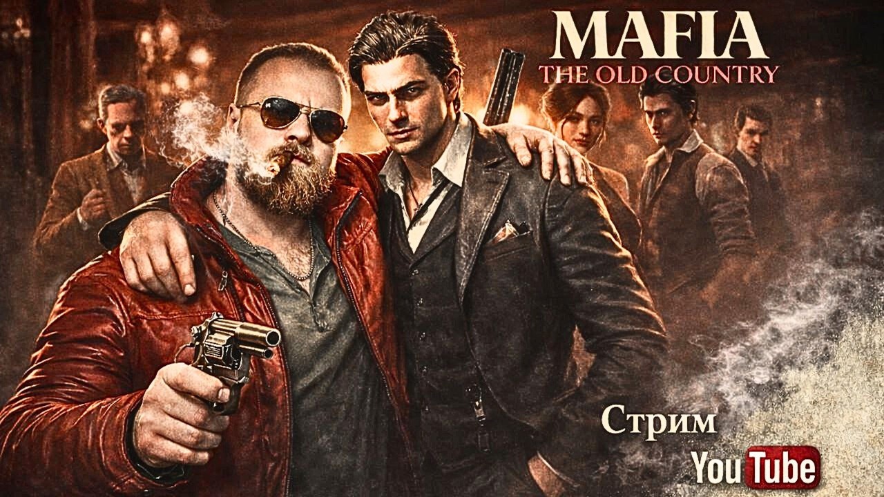 Идём в мир Mafia: The Old Country - YouTube livestream.