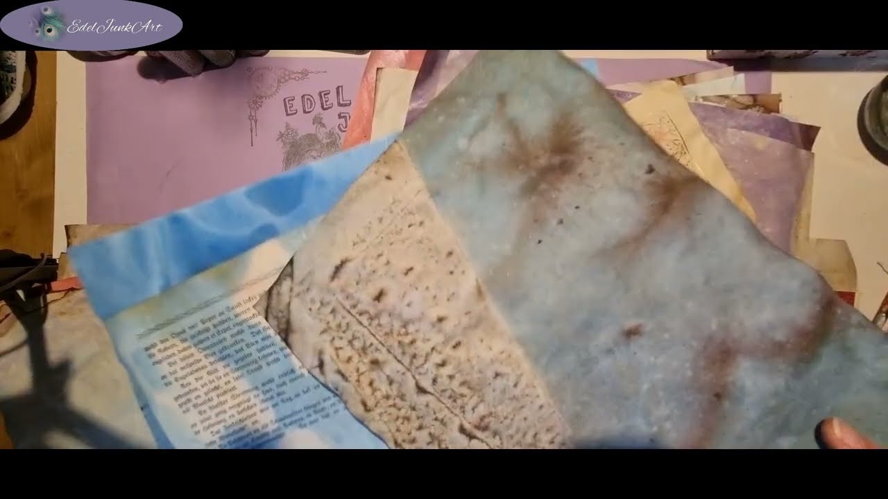 Papierfärberei - Ich bin begeistert vom Ergebnis