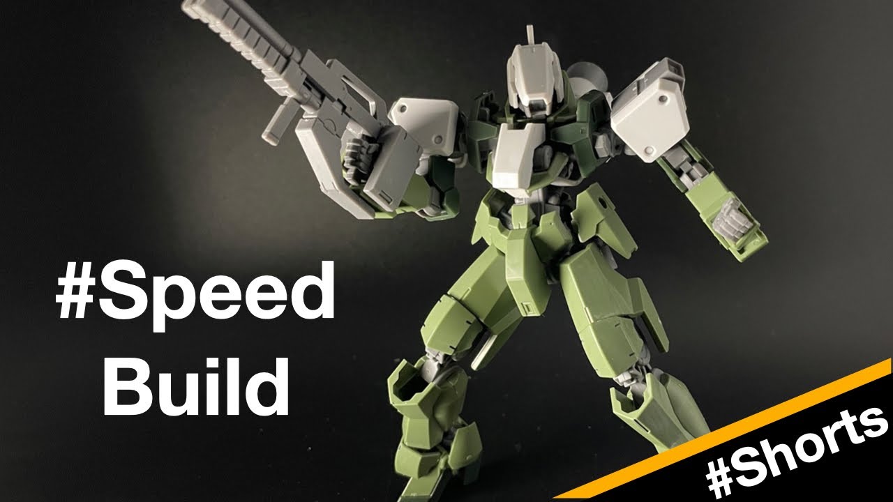 Graze Custom Speed Build Iron Blooded Orphans! Beytective Tries Gunpla! #Shorts