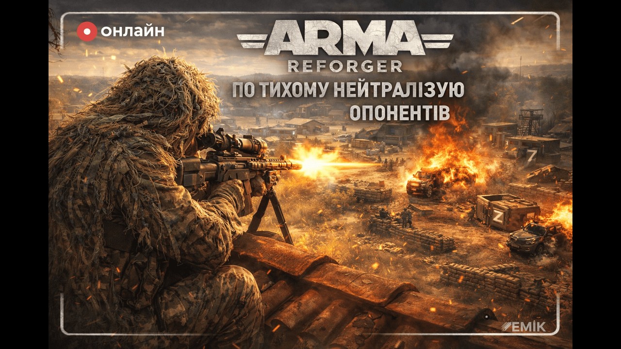 Arma Reforger ЦЕ ПІДПАЛ .обережнно утилізуємо русачків