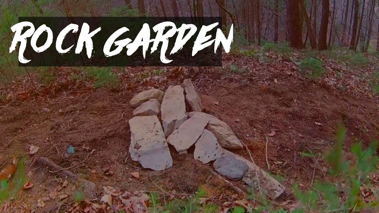 TRAILBUILD #6 Rock Garden build & wooden bumps build