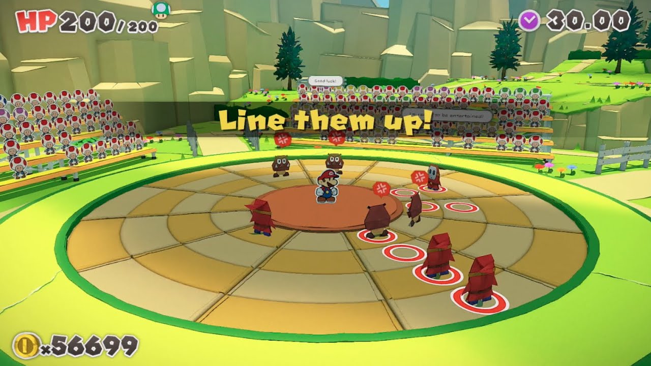 Paper Mario: The Origami King Enemy Battles - ericfortesTV