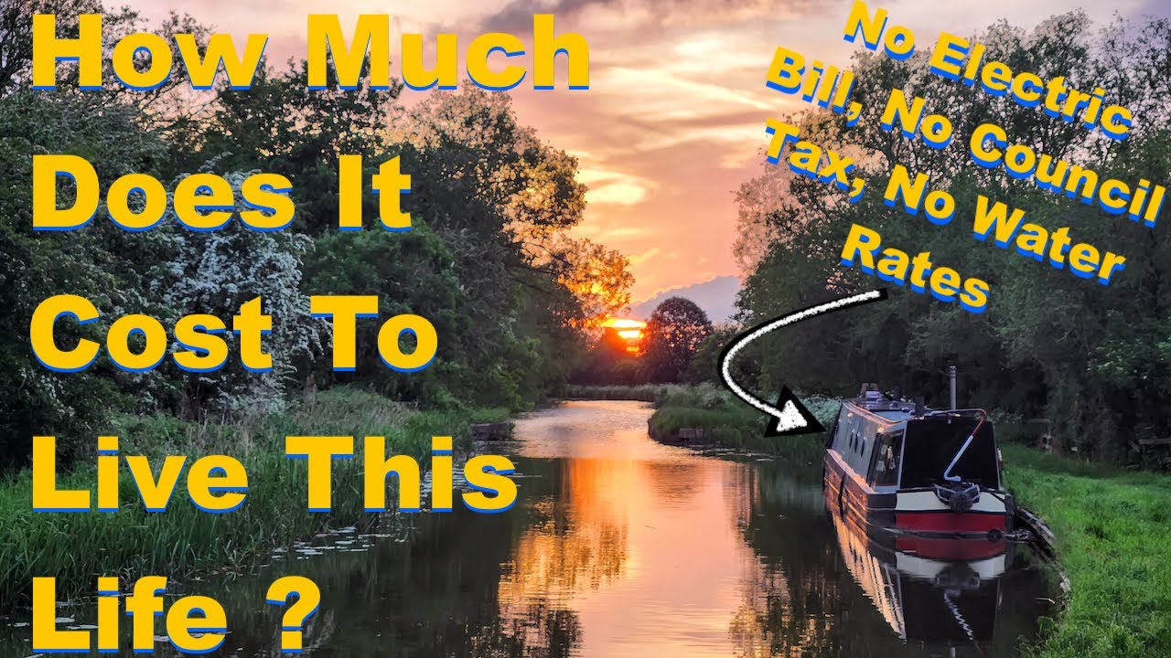 EP41 How much does it cost to live on a Narrowboat in 2024? cost of living-off grid living-boat life