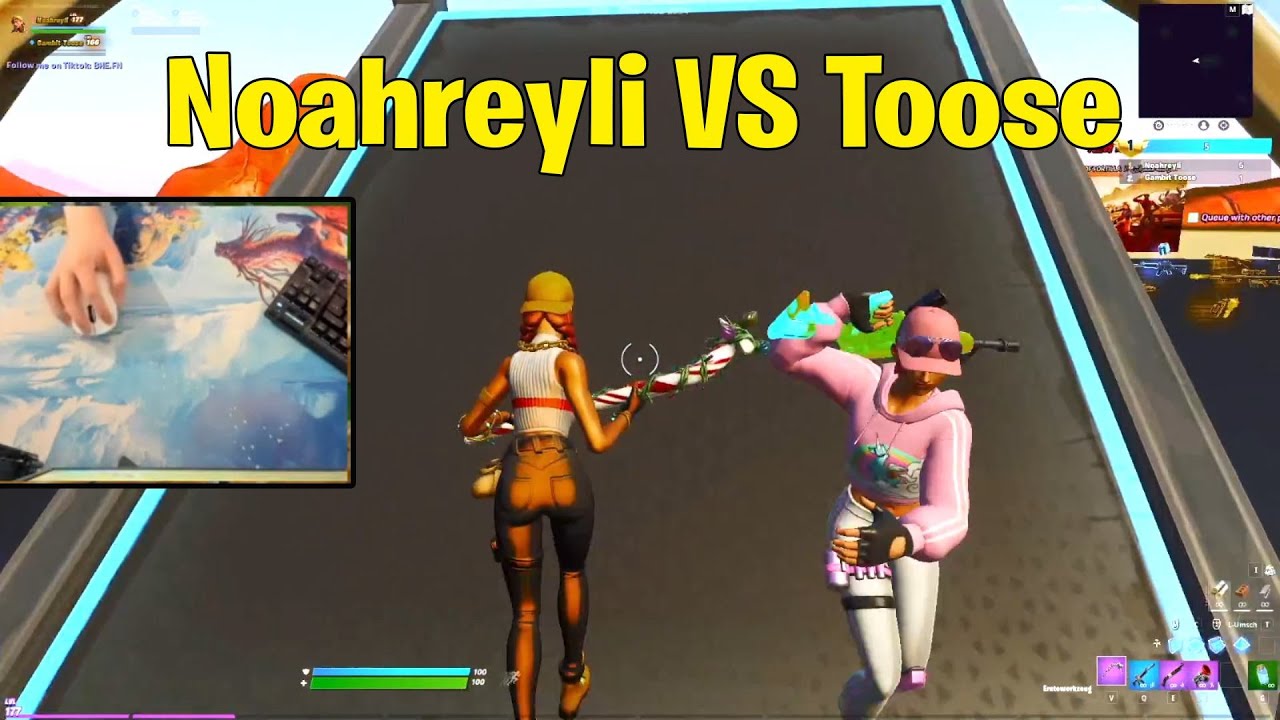 Noahreyli VS Gambit Toose 1v1 Buildfights | Fortnite 1v1