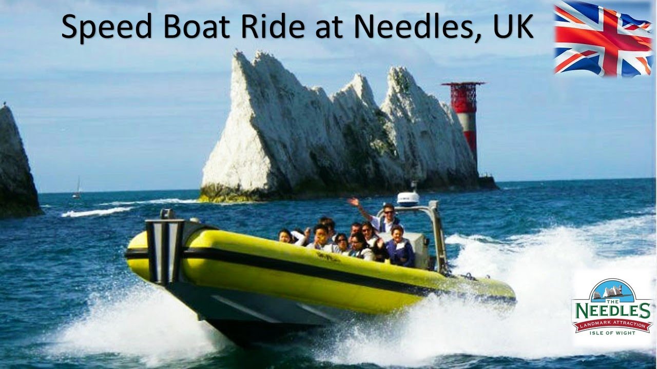 SPEEDBOAT RIDE @ THE NEEDLES 2019 || ALUM BAY||EXPLORE UK 2019