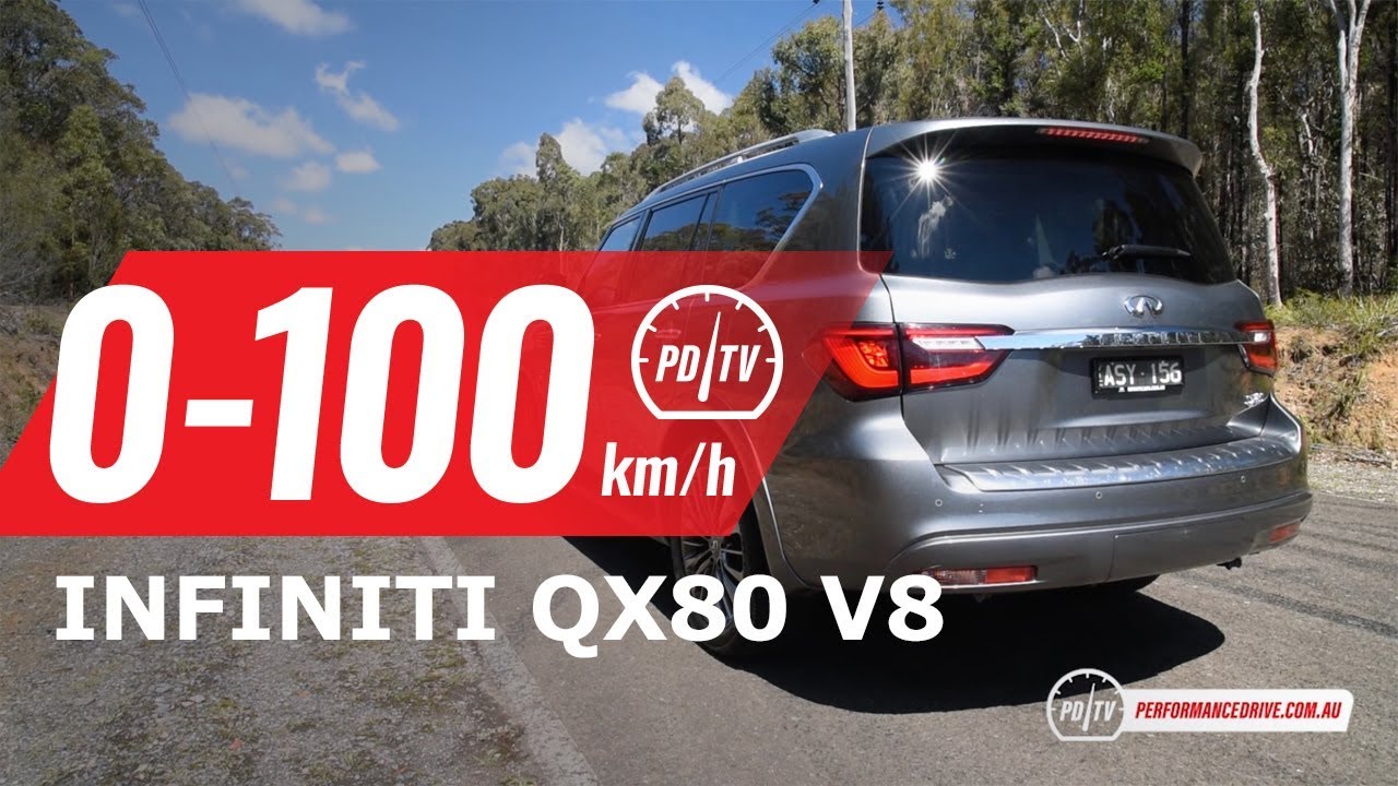 2018 Infiniti QX80 0-100km/h & engine sound
