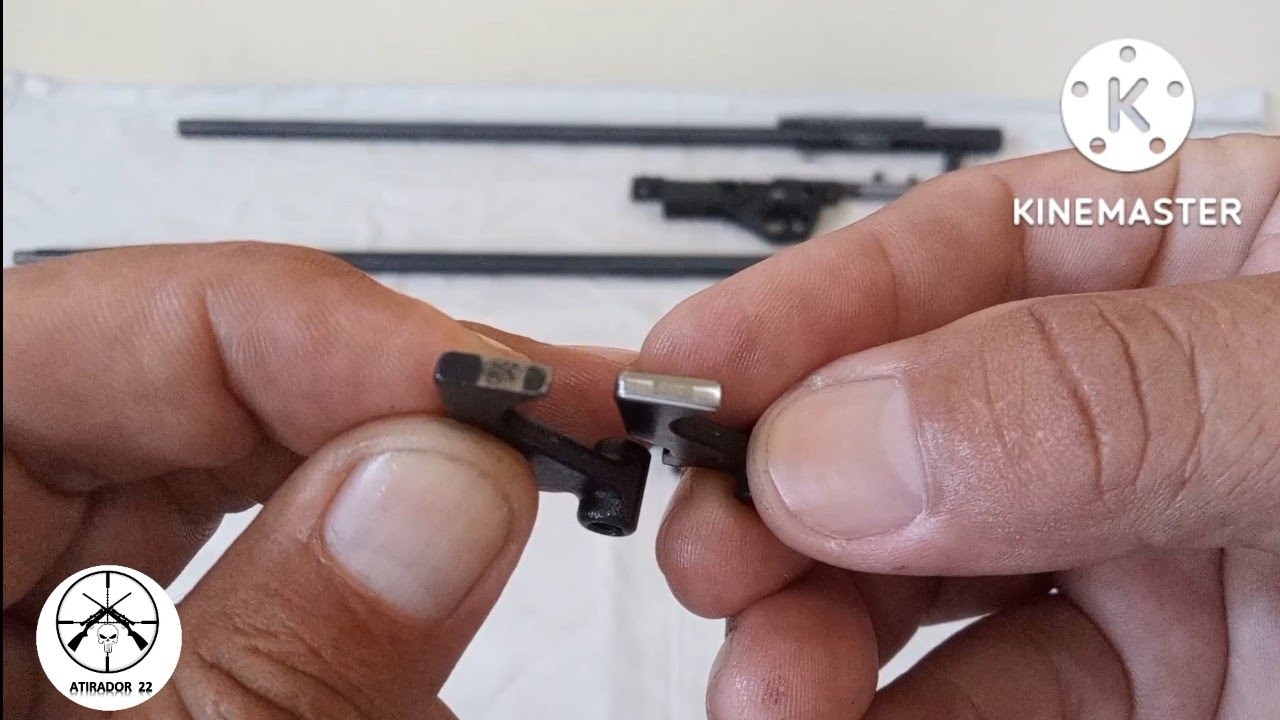 17HMR & 22LR  - Comparando os gatilhos dos Rifles 8117 e 8122/Polimento...